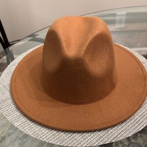 Classic Chestnut Shaman Fedora Adjustable Hat